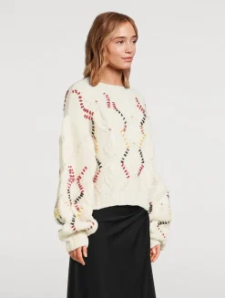 Kiwi Leaf Stitch Sweater