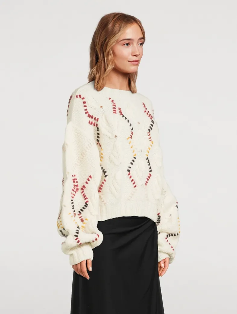 Kiwi Leaf Stitch Sweater