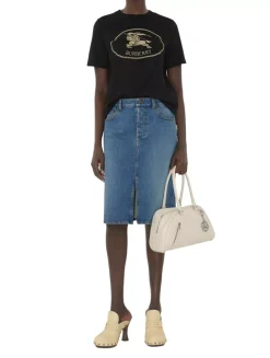 Knight Stamp Cotton T-shirt