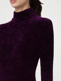 Knit Long-Sleeve Midi Dress