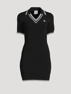 Knit Polo Dress