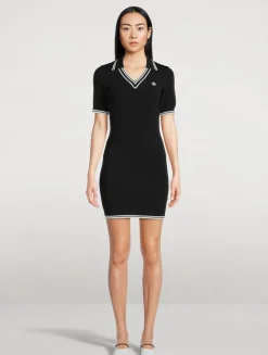 Knit Polo Dress