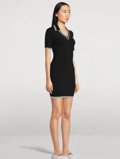 Knit Polo Dress