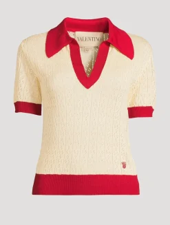 Knit Polo Shirt