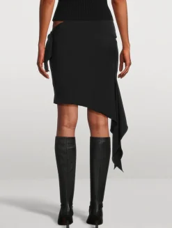 Knot Asymmetric Skirt