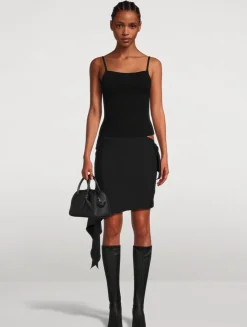 Knot Asymmetric Skirt