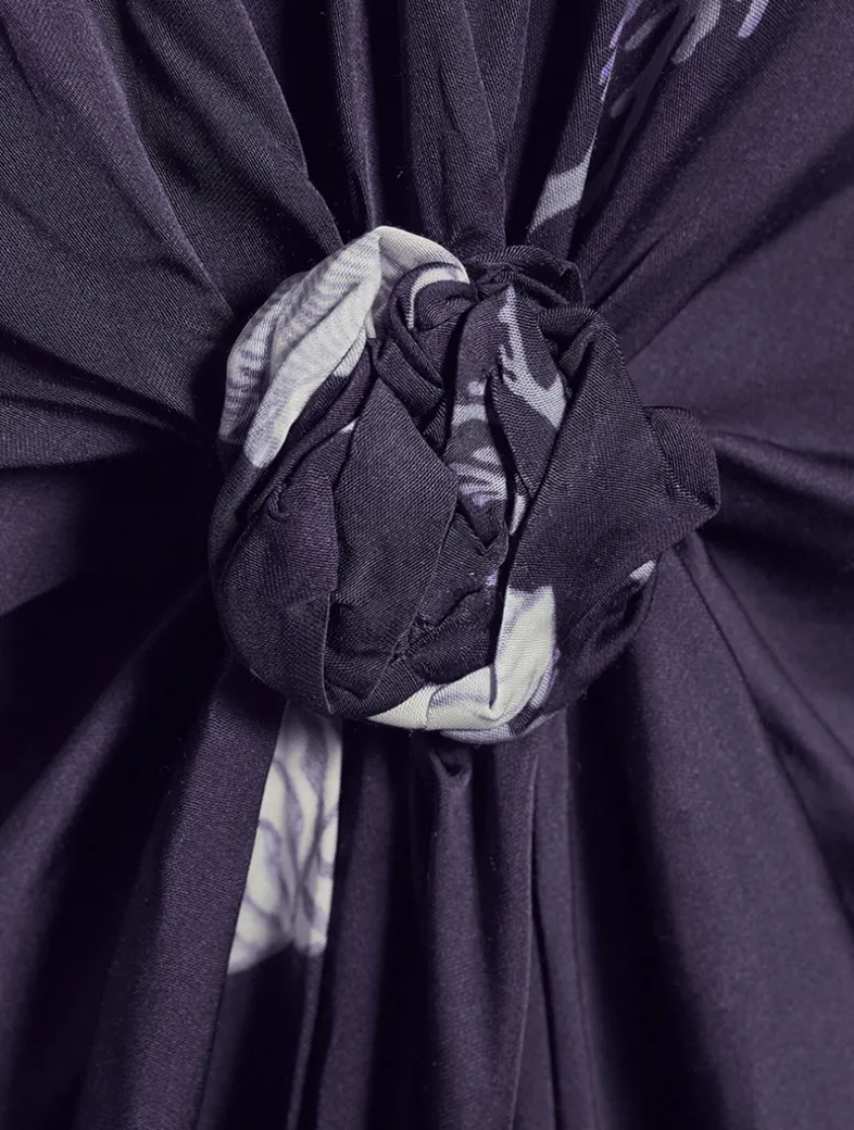 Knot Kaftan In Felicity Shell Print