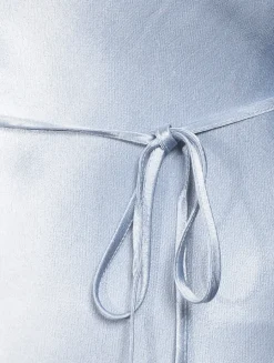 La Lune Bias-Cut Satin Dress