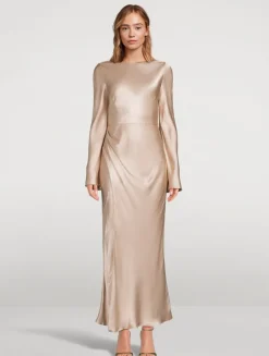 La Lune Satin Dress