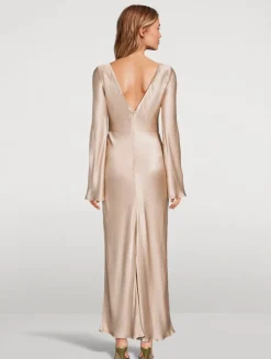 La Lune Satin Dress