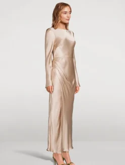 La Lune Satin Dress