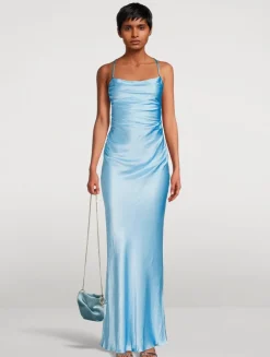 La Lune Satin Gown
