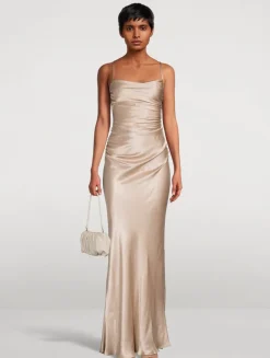 La Lune Satin Gown
