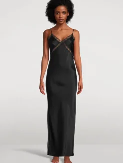 Lace Inset Maxi Slip