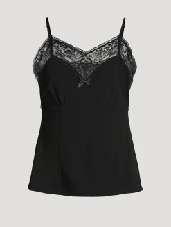 Lace-Trimmed Cami