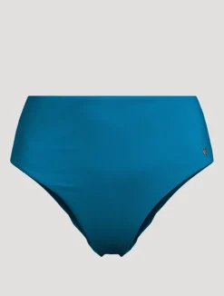 Lace-Up High-Waist Bikini  Bottom