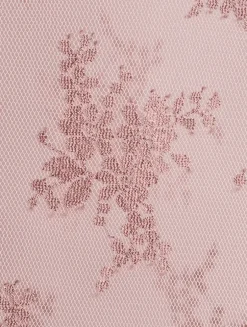 Lady Lux Floral Mesh Top