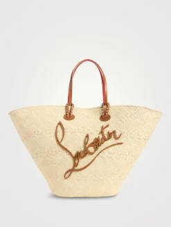 Large Cabata Raffia Tote Bag