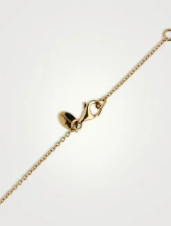 Large Identity 18K Gold Pendant Necklace