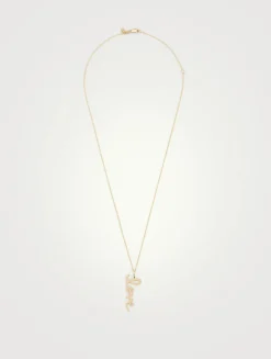 Large 14K Gold Love Necklace