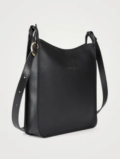 Large Le Foulonné Leather Square Crossbody Bag