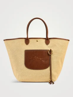 Large Le Pliage Collection Basket Bag