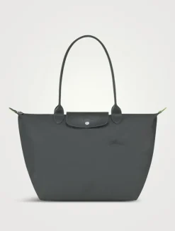 Large Le Pliage Green Shoulder Bag