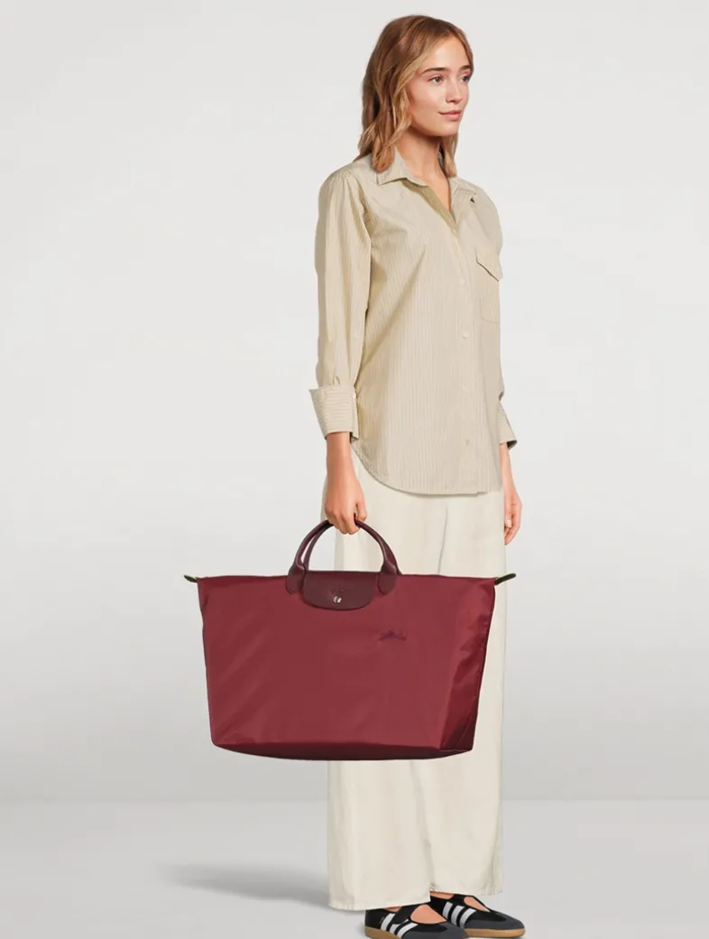 Large Le Pliage Green Travel Bag