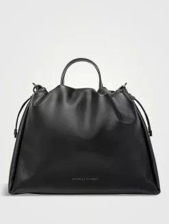 Large Leather Mellow Bag