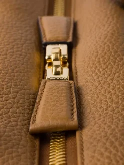 Large Leather Top-handle Bag