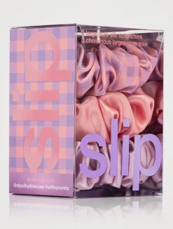 Large Pure Silk Scrunchies