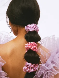 Large Pure Silk Scrunchies