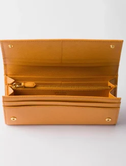 Large Saffiano Leather Wallet