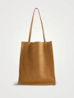 Large To Go Leather Tote Bag