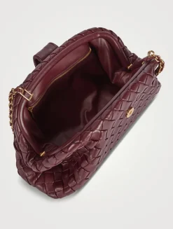 Lauren 1980 Intrecciato Leather Clutch