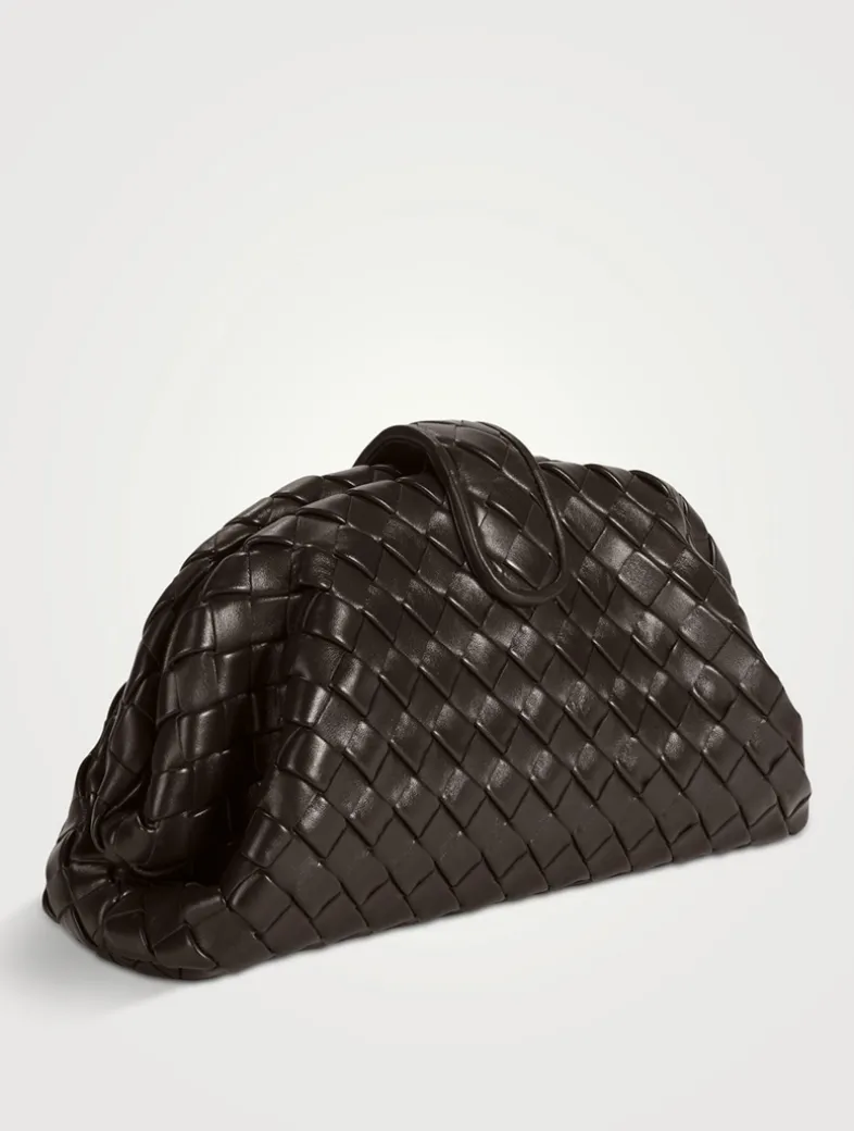 Lauren 1980 Intrecciato Leather Clutch