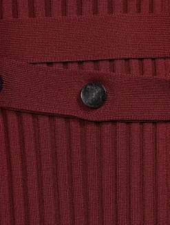 Lauryn Rib-Knit Midi Dress