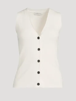 Lawrence Rib-Knit Vest