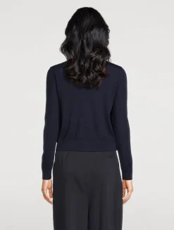 Layered Wool Cardigan