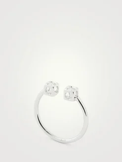 Le Cube Diamant 18K White Gold Ring With Diamonds