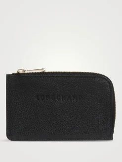 Le Foulonné Zipped Leather Card Case