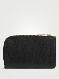 Le Foulonné Zipped Leather Card Case