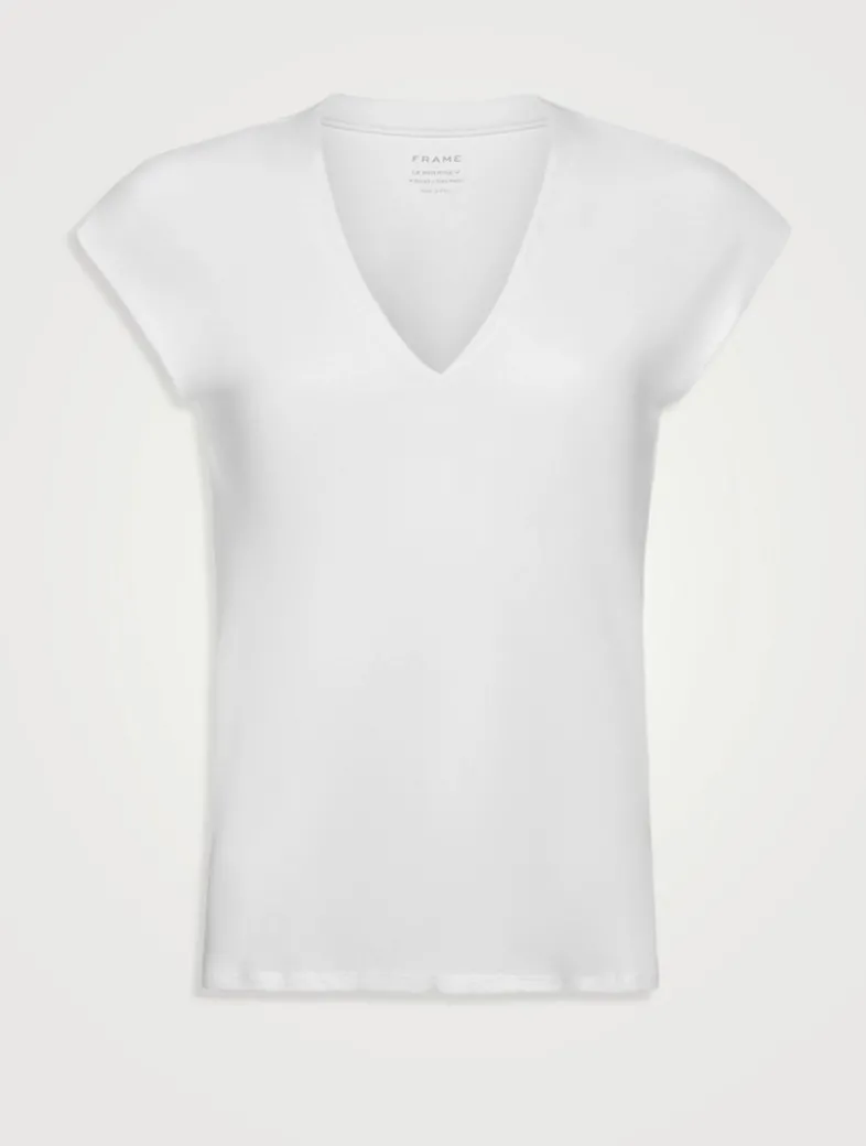 Le Mid Rise V-Neck T-Shirt