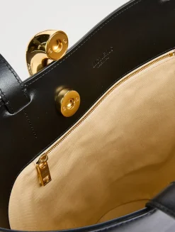 Le Moyen Bambola Leather Bucket Bag