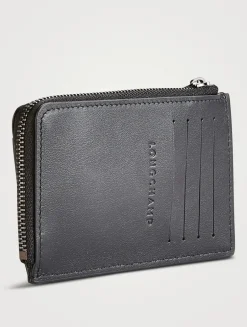 Le Pliage Xtra Leather Card Case