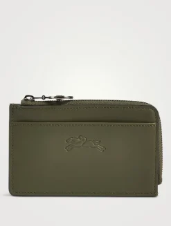 Le Pliage Xtra Leather Card Case