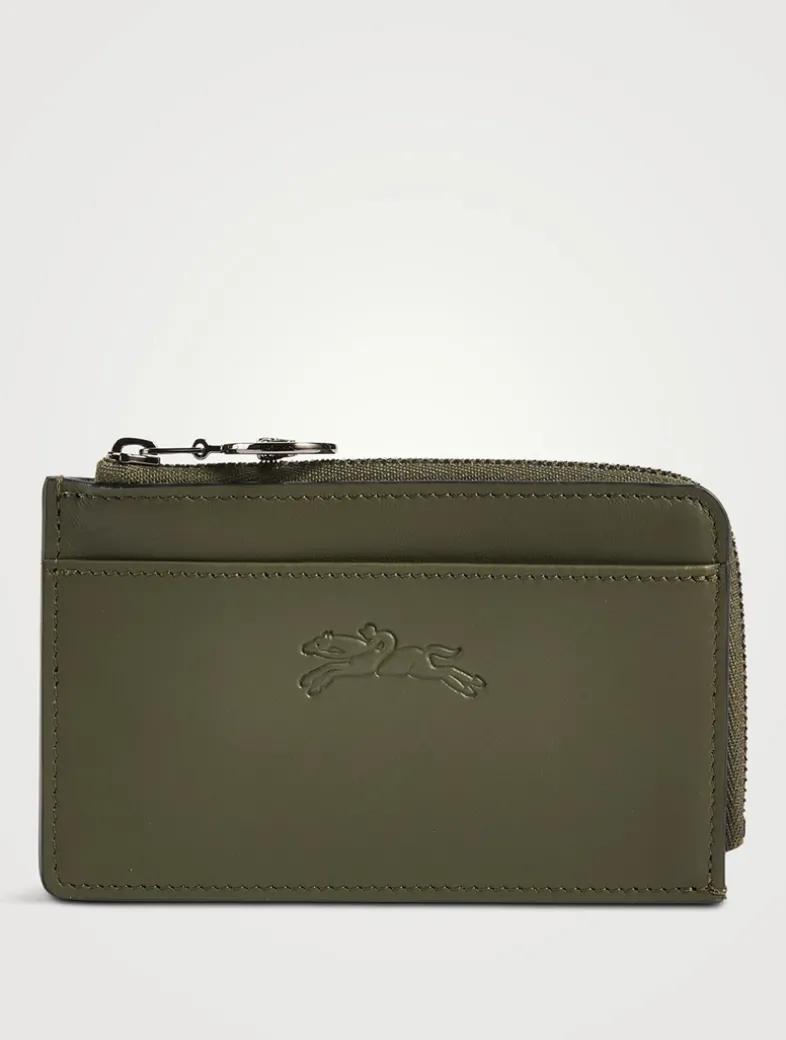 Le Pliage Xtra Leather Card Case