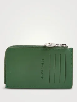 Le Pliage Xtra Leather Card Holder