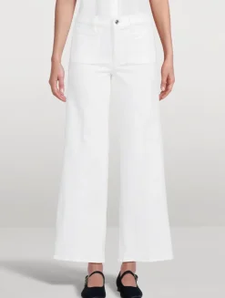 Le Slim Palazzo Wide-Leg Jeans