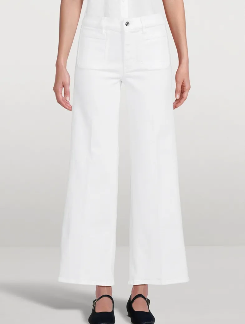 Le Slim Palazzo Wide-Leg Jeans